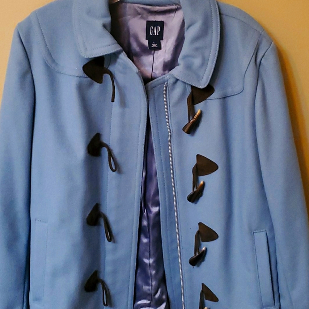 Gap Women's Large Blue Peacoat